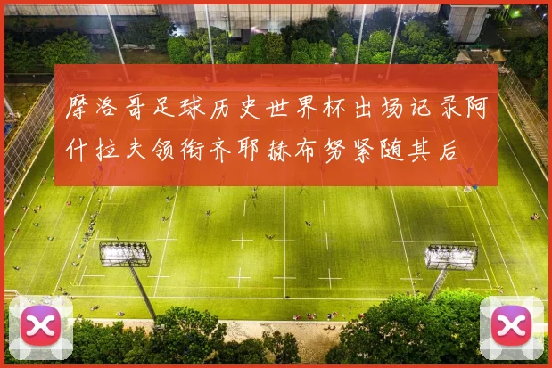 摩洛哥足球历史世界杯出场记录阿什拉夫领衔齐耶赫布努紧随其后